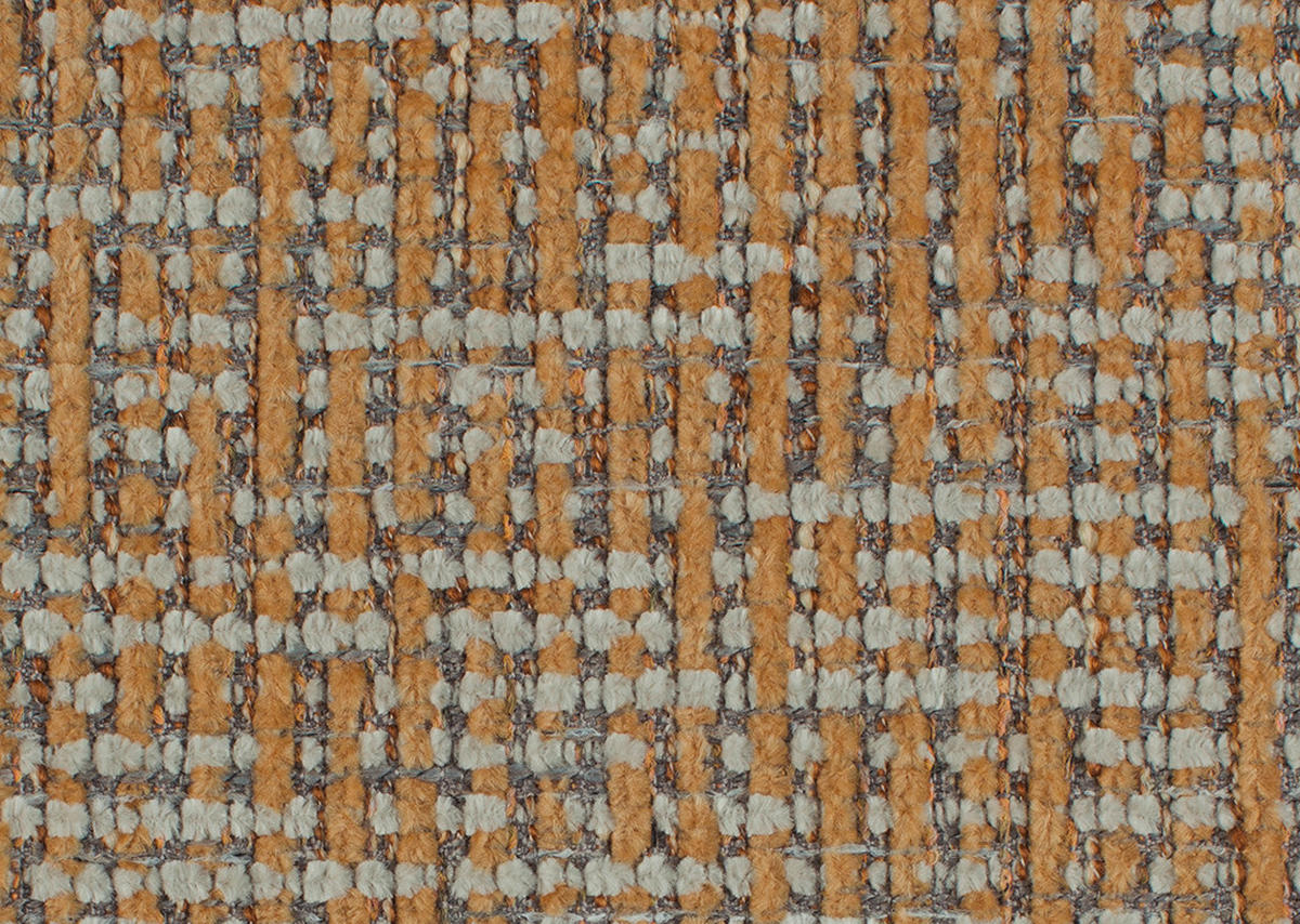 SESSEL in Chenille Honig  - Schwarz/Honig, Design, Textil/Metall (88/89/80cm) - home24