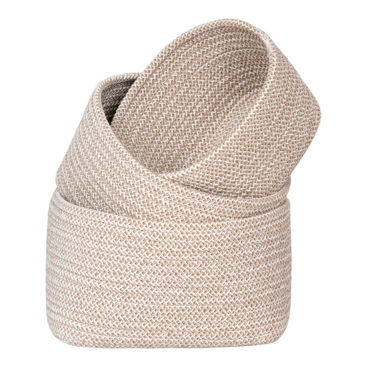KORBSET - Beige, Basics, Textil