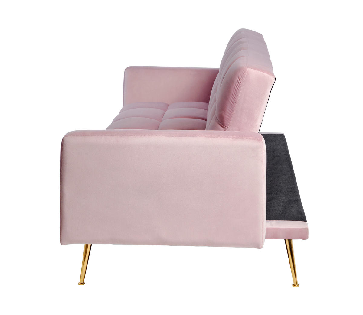 SCHLAFSOFA Rosa  - Goldfarben/Rosa, MODERN, Holz/Textil (213/84/84cm) - Livetastic