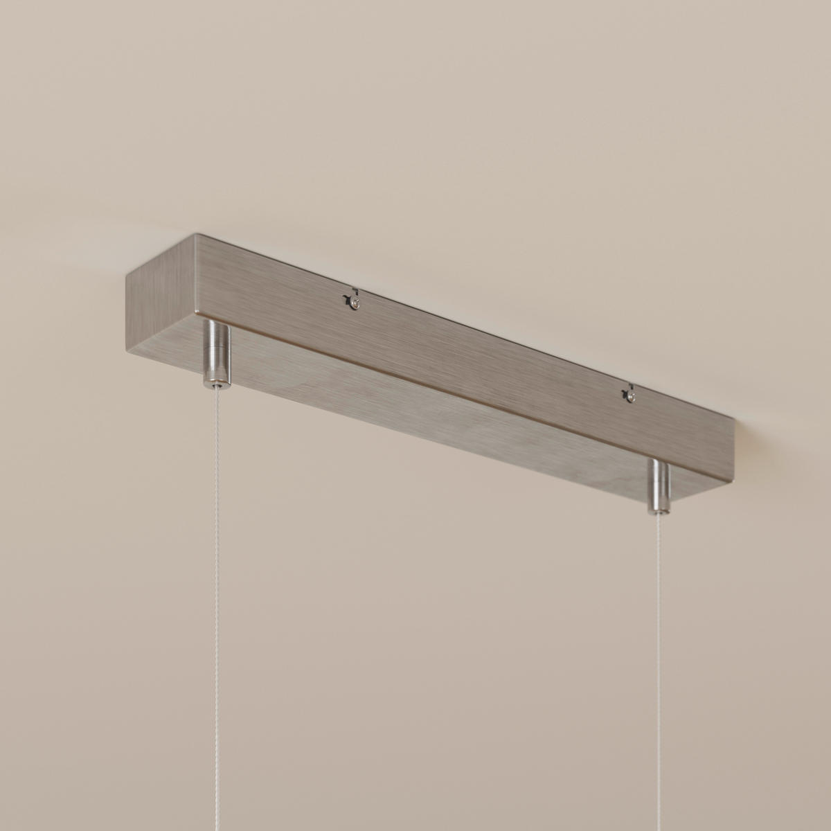 LED-HÄNGELEUCHTE 114 cm  - Eichefarben, LIFESTYLE, Holz/Kunststoff (114cm) - Novel