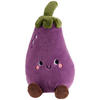 PLÜSCHFIGUR  - Lila/Braun, Trend, Kunststoff/Textil (15/26/14cm) - Patinio