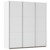 ORMAR - VISEĆA KLIZNA VRATA bela  196/210/59 cm  - bela, Trendi, metal/pločasti materijal (196/210/59cm) - Rauch Möbel