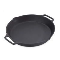 Grill-Servierpfanne Emaille  - Schwarz, Trend, Metall (35/5cm) - Echtwerk