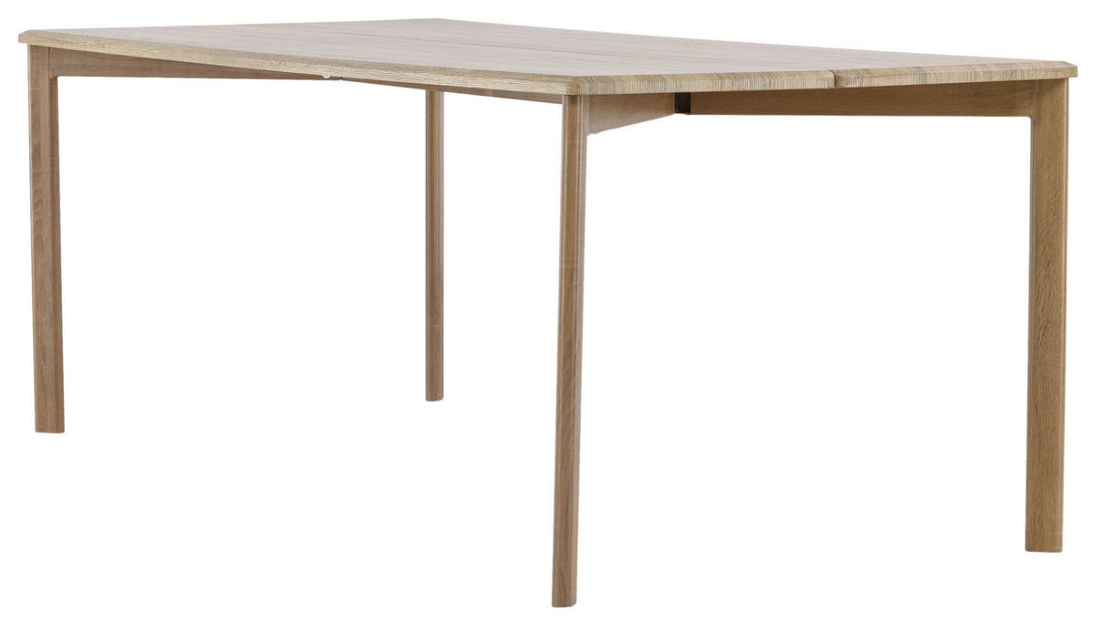 ESSTISCH furniert rechteckig Beige  - Beige, Design, Holzwerkstoff/Metall (200/90/75cm) - Livetastic