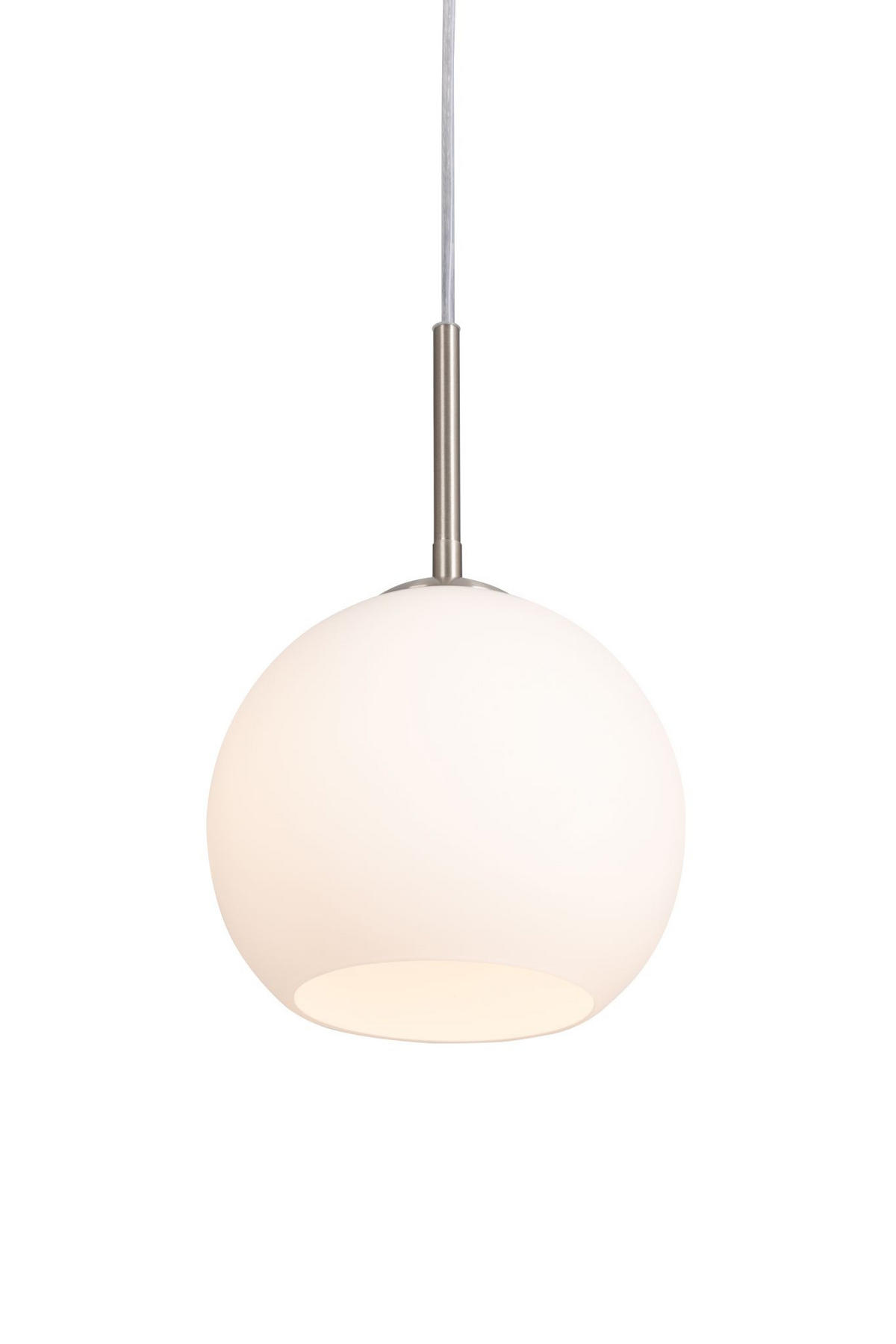 HÄNGELEUCHTE Leonie 110/20/150 cm   - Opal, Basics, Glas/Metall (110/20/150cm) - Novel