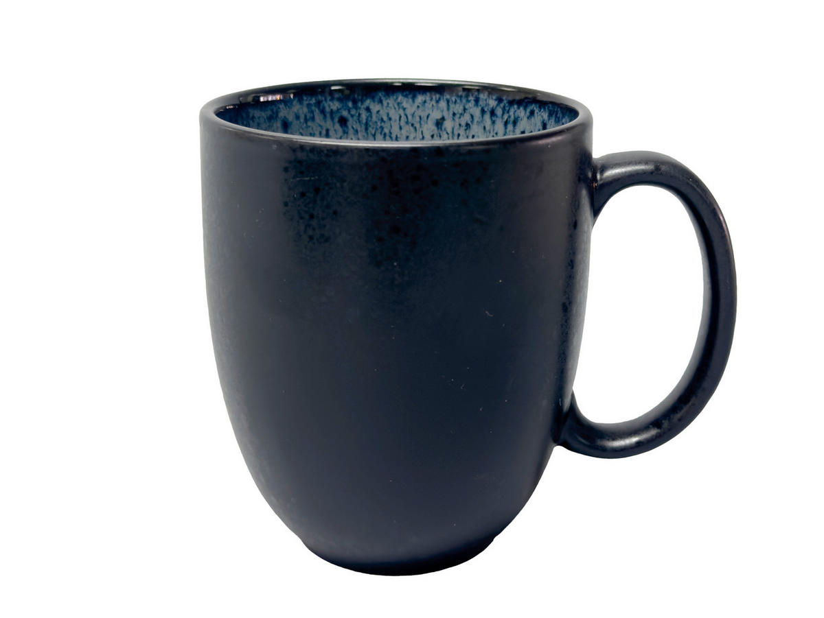 KAFFEEBECHER SØREN BLUE 390 ml  - Blau, Trend, Keramik (390ml) - Novel