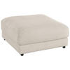 HOCKER in Textil Hellgrau  - Hellgrau/Schwarz, Design, Kunststoff/Textil (100/86/100cm) - Pure Home Lifestyle