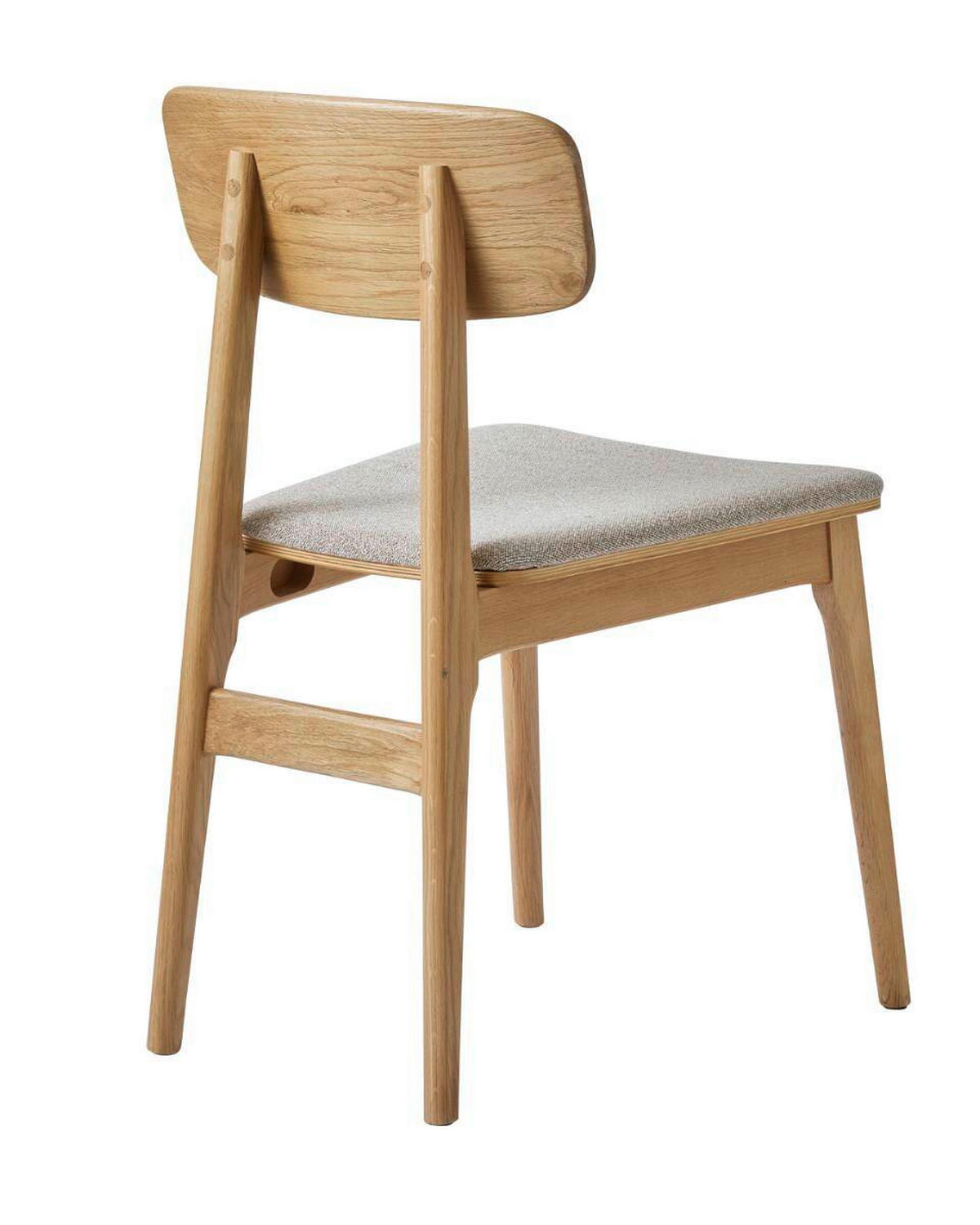 STUHL-SET 2 Stück  in  - Sandfarben/Eichefarben, MODERN, Holz/Textil (46/82/55cm) - Livetastic