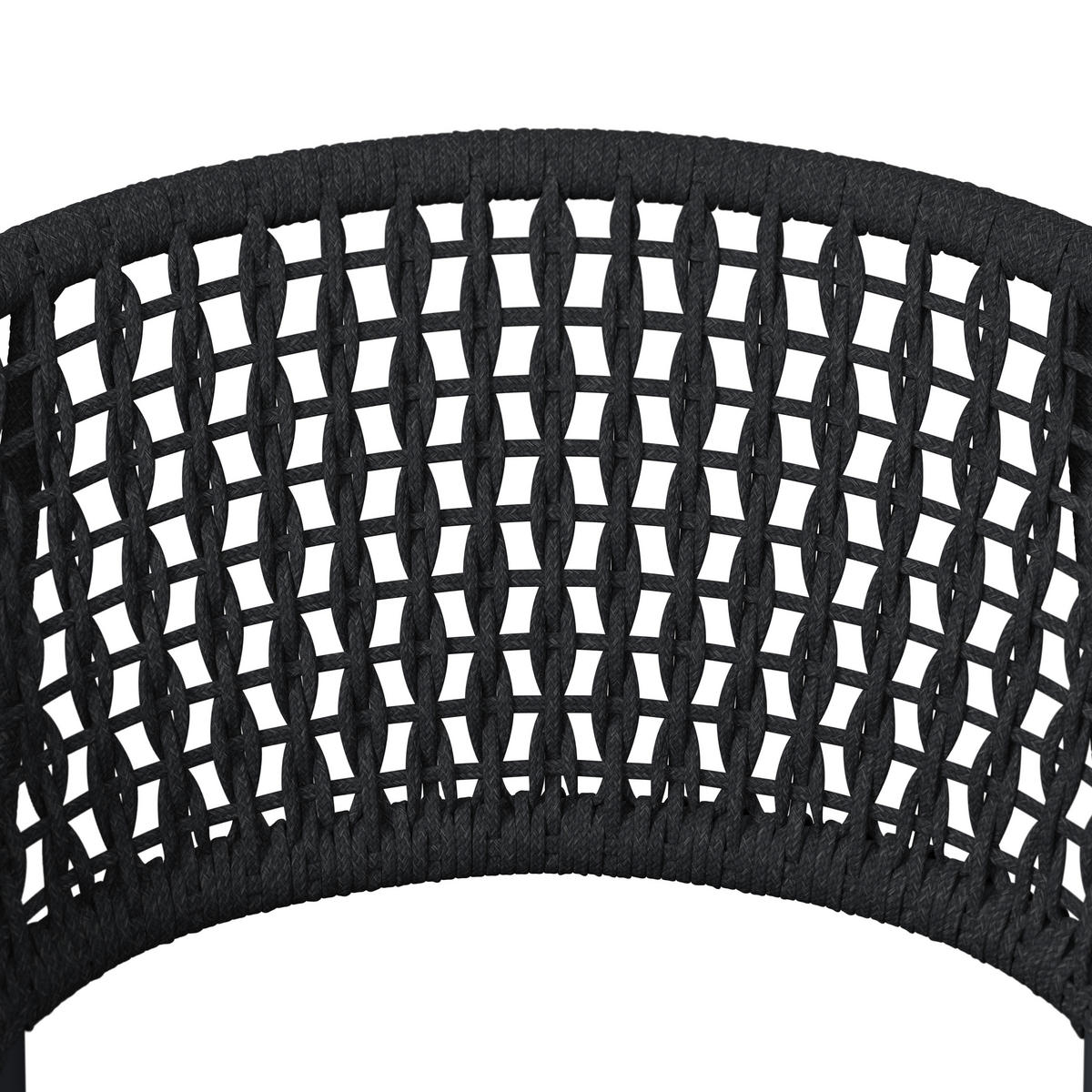 STAPELSESSEL in Metall, Textil Anthrazit, Dunkelgrau  - Dunkelgrau/Anthrazit, LIFESTYLE, Textil/Metall (58/79/62cm) - Amatio