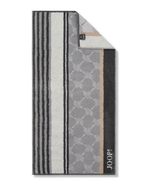 HANDTUCH LINES STRIPES Grau  - Grau, Basics, Textil (50/100cm) - Joop!