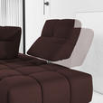 ECKSOFA in Struktur Terracotta  313/233 cm  - Terracotta/Schwarz, Design, Kunststoff/Textil (313/233cm) - Emilio Belluti