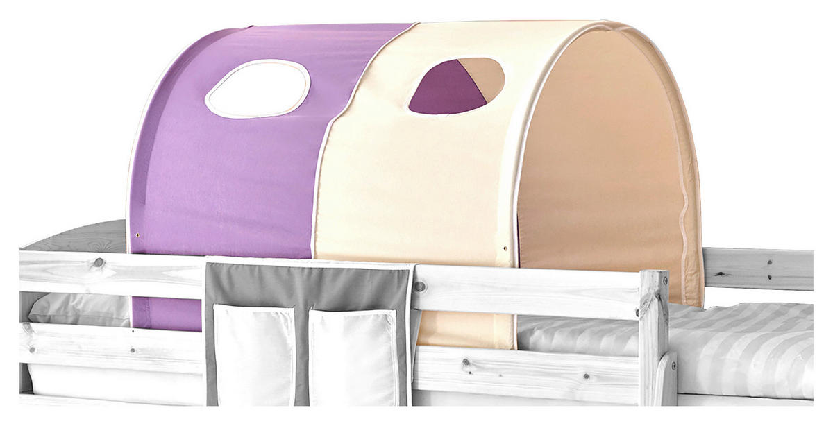 TUNNELSET - Beige/Lila, KONVENTIONELL, Textil/Metall (100/73/87cm) - MID.YOU
