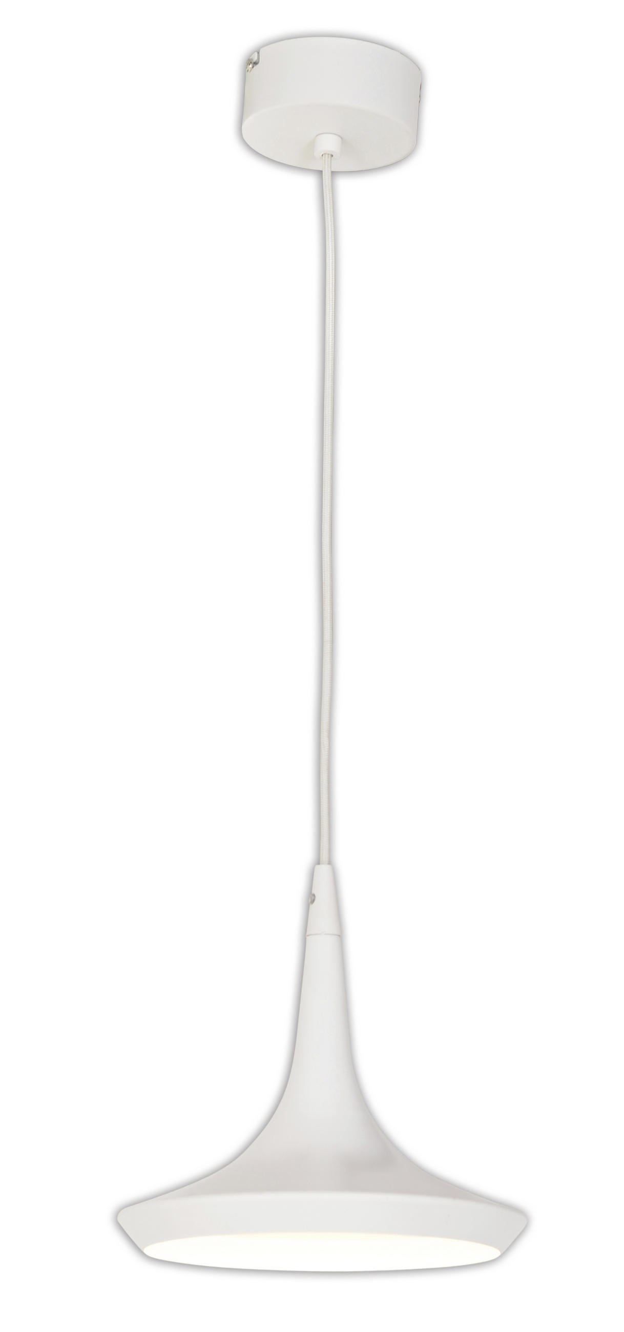LED-HÄNGELEUCHTE 22/150 cm  - Weiß, Design, Metall (22/150cm) - Näve