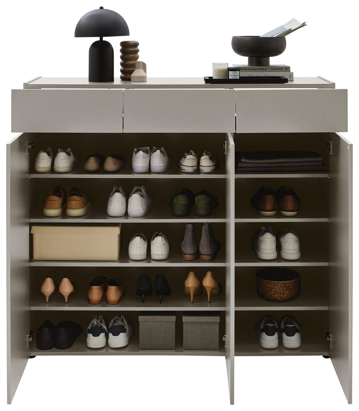 GARDEROBE 4-teilig  in 185/199/40 cm  - Kaschmir, Design, Holzwerkstoff (185/199/40cm) - Voleo