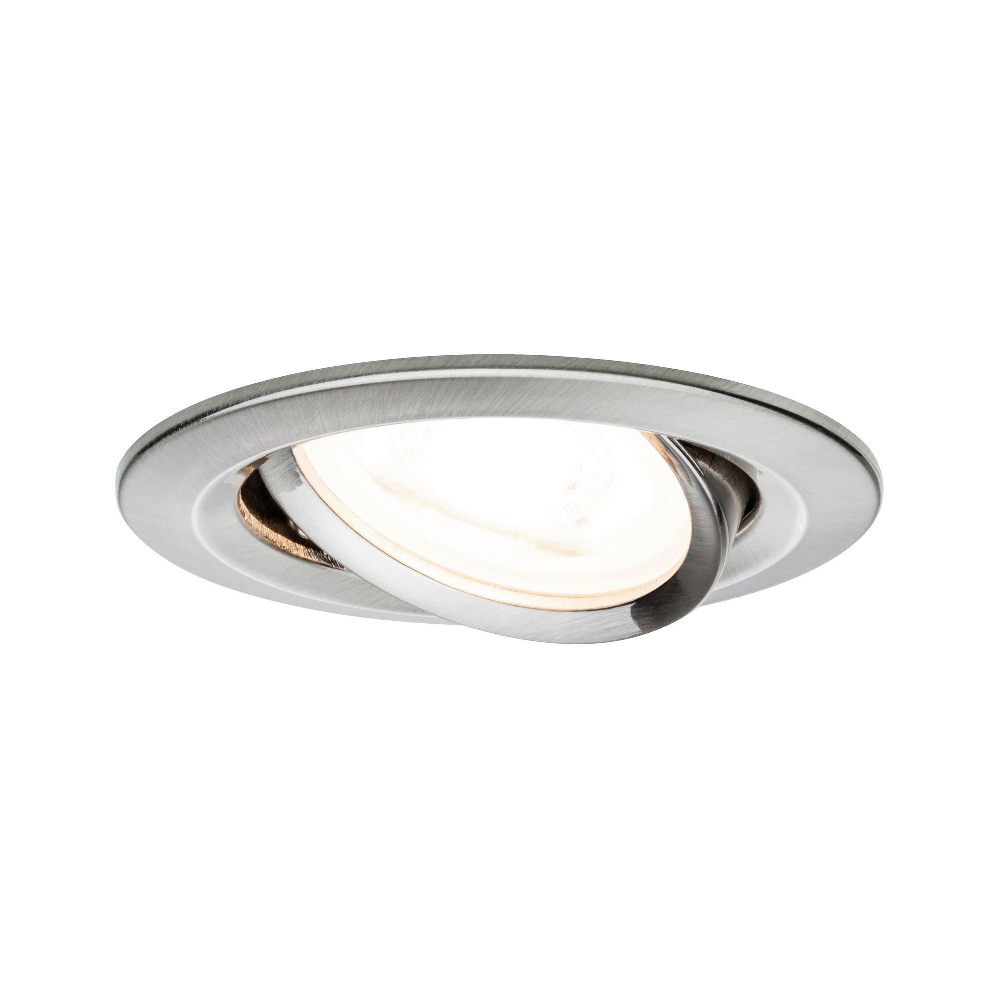 DECKENLEUCHTE  - Alufarben, Basics, Metall (8,4l) - Paulmann