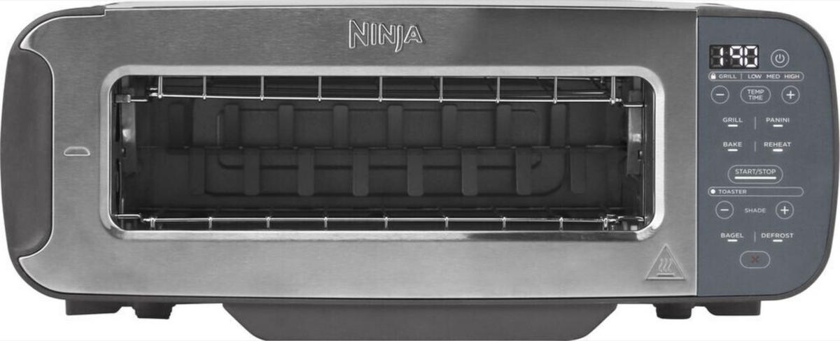 TOASTER NINJA  - Grau Hochglanz/Hellgrau, Basics, Metall (42/15/22cm)