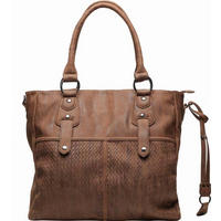 WICKELTASCHE Little Company  - Cognac, Trend, Kunststoff/Textil (33/36/15cm)