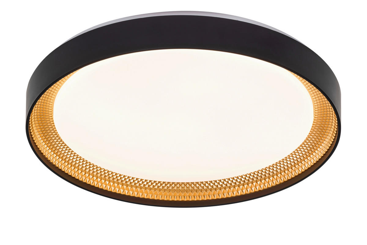LED-TAKLAMPA 45 W 48,5/8 cm  - vit/champagne, Design, plast (48,5/8cm) - Novel