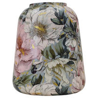 DEKOVASE  - Beige/Rosa, Basics, Metall (27/27/33cm)