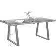ESSTISCH in Holz, Metall, Glas 190/95/76 cm  - Schwarz/Naturfarben, Trend, Glas/Holz (190/95/76cm) - Ambia Home