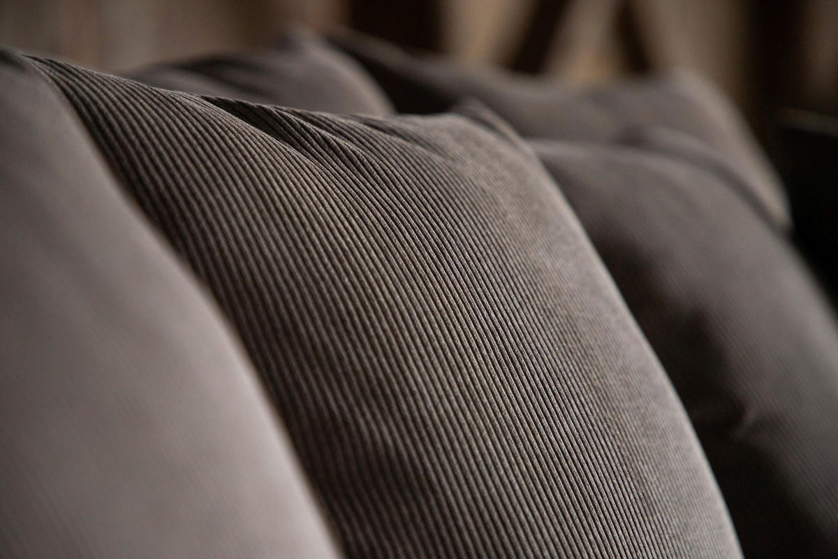 2-SITS SOFFA i trä, plast, textil brun  - brun, Design, trä/textil (232/80/116cm) - Livetastic