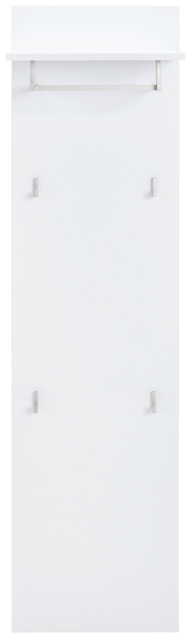 ŠATNÍ PANEL, bílá, 40/150/30 cm - bílá, Design, kompozitní dřevo (40/150/30cm) - Hom`in