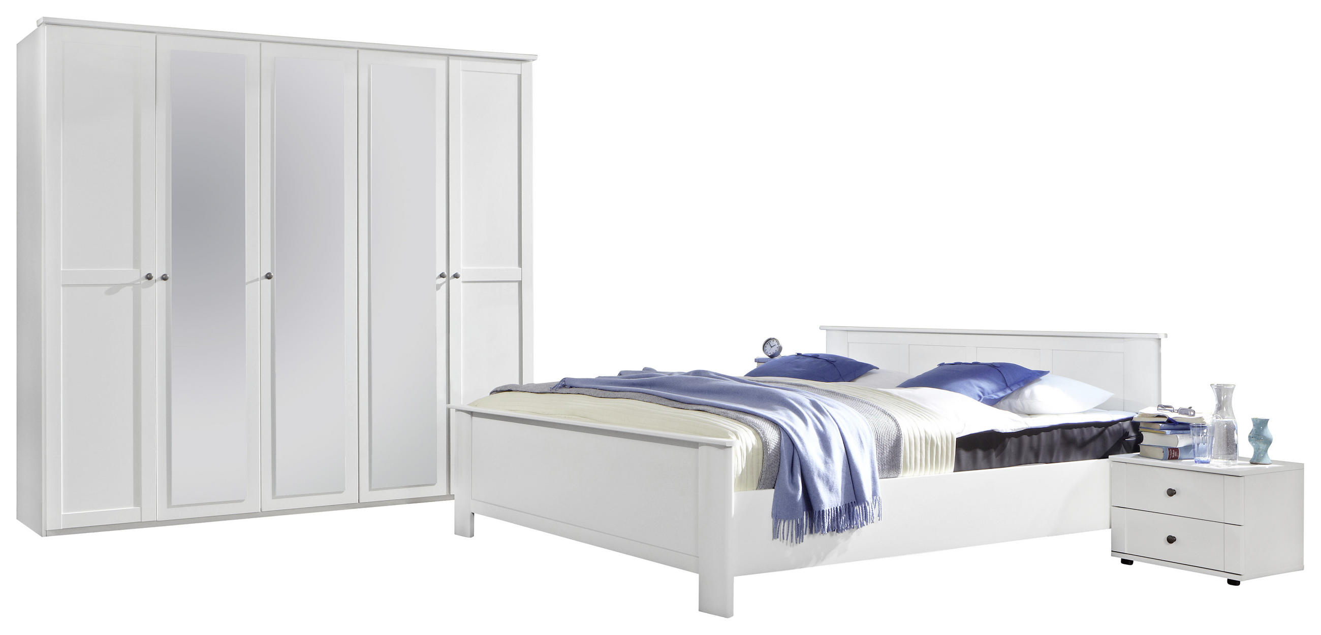 Schlafzimmer in Weiß