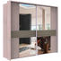SCHWEBETÜRENSCHRANK in Grau, Lärchefarben - Chromfarben/Lärchefarben, Design, Glas/Holzwerkstoff (250/217/67cm) - Dieter Knoll SCHWEBETÜRENSCHRANK in Grau, Lärchefarben - Chromfarben/Lärchefarben, Design, Glas/Holzwerkstoff (250/217/67cm) - Dieter Knoll
