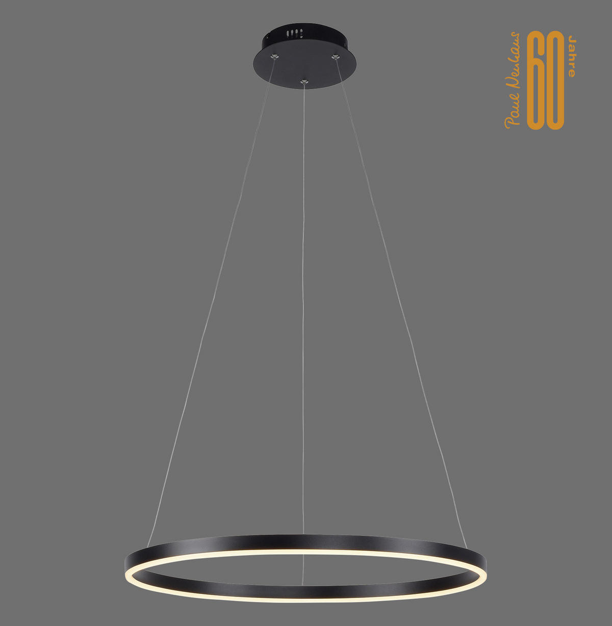 LED-HÄNGELEUCHTE 58,5/58,5/120 cm   - Anthrazit, Design, Kunststoff/Metall (58,5/58,5/120cm)