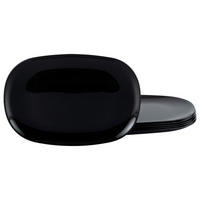 BURGERTELLER Italien Party Schwarz    - Schwarz, Basics, Glas - Creatable