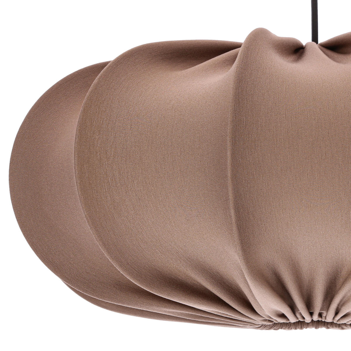 PENDELLEUCHTE 52/52/120 cm  - Schwarz/Mokka, KONVENTIONELL, Kunststoff/Metall (52/52/120cm)