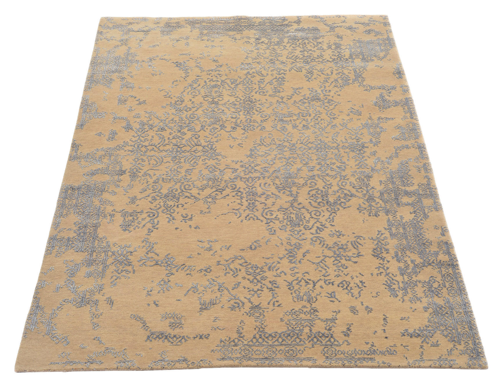 Thumbnail - Musterring Orientteppich Soho Aurora, Blau, Creme, Textil, rechteckig, 250x350 cm, in verschiedenen Größen erhältlich, T...