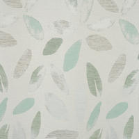 VORHANGSTOFF per lfm halbtransparent  - Türkis, KONVENTIONELL, Textil (140cm) - Esposa