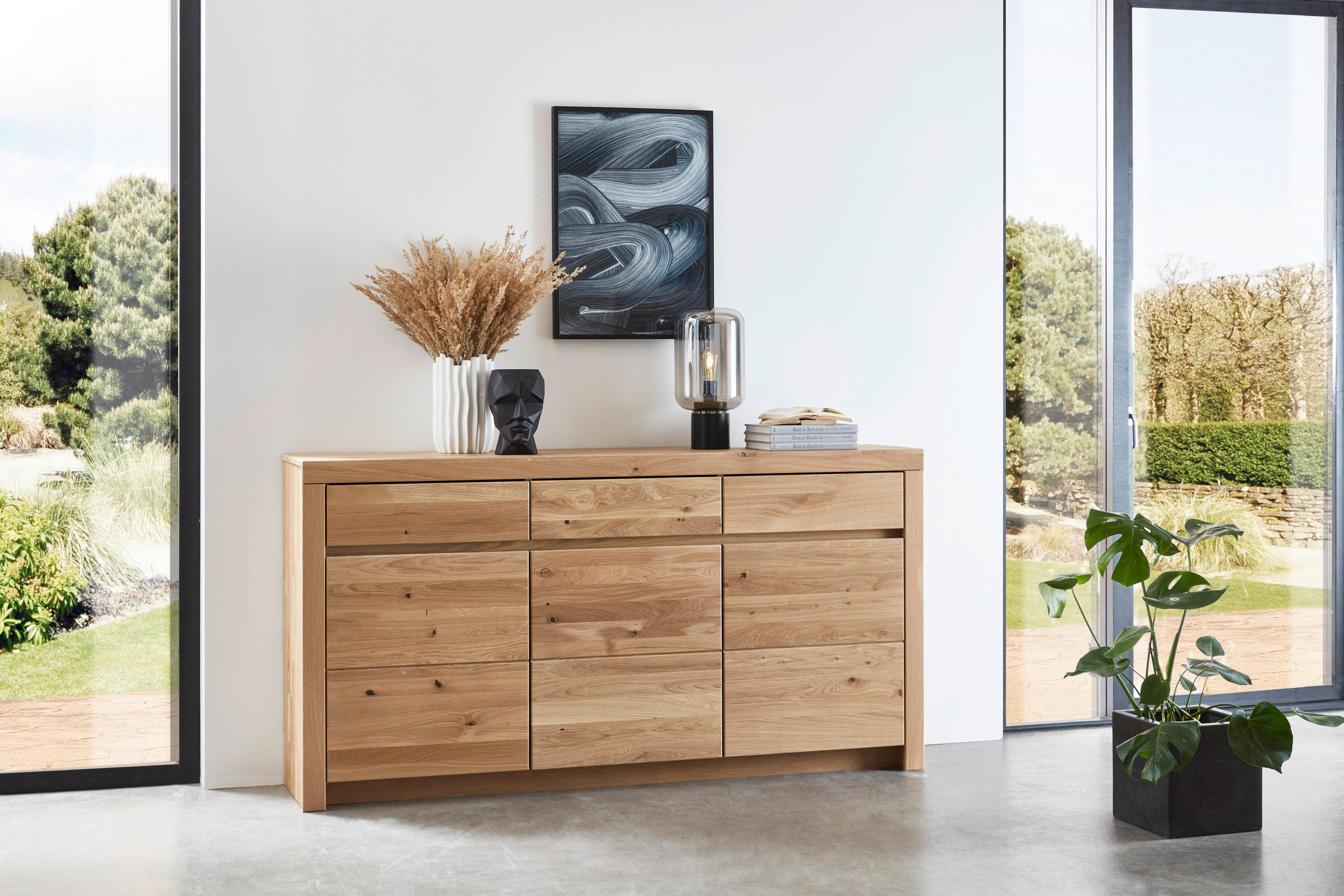 SIDEBOARD Eichefarben  190,1/98,6/42,1 cm  - Eichefarben, Design, Holz/Holzwerkstoff (190,1/98,6/42,1cm) - Valdera