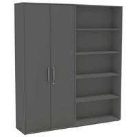 AKTENSCHRANK Anthrazit  - Anthrazit, MODERN, Holzwerkstoff (168,8/185,6/33cm) - MID.YOU
