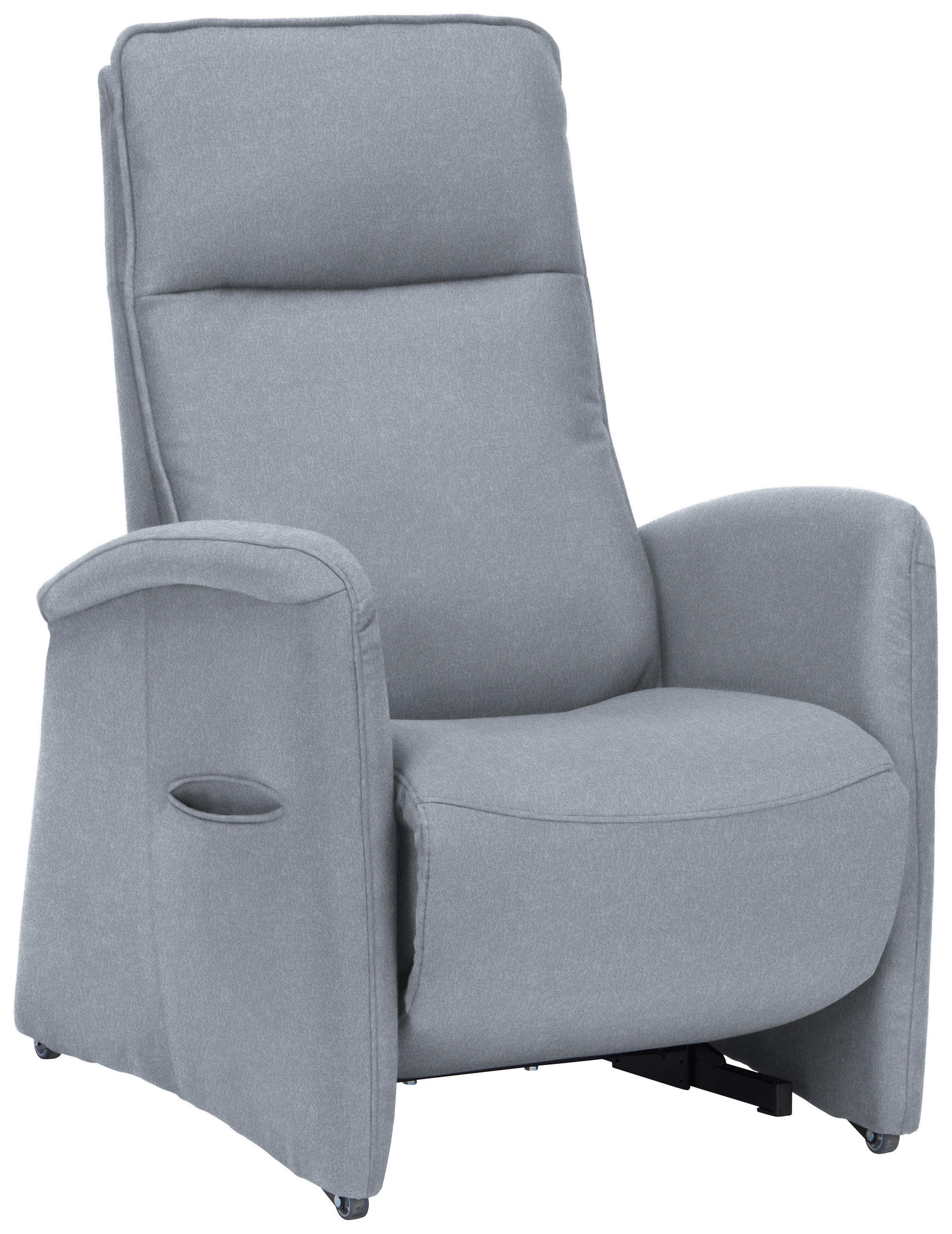 FERNSEHSESSEL in Chenille Hellblau  - Hellblau, Konventionell, Kunststoff/Textil (79-83/108/87cm) - Valdera