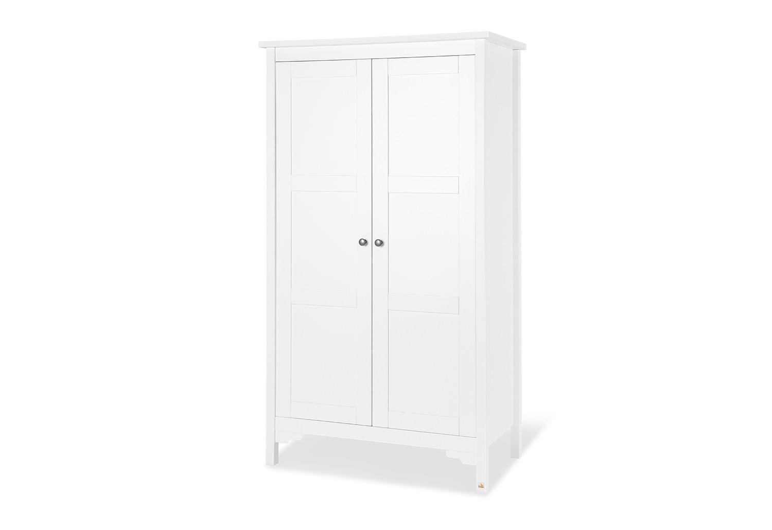 BABYKLEIDERSCHRANK Chalet Weiß - Weiß, Basics, Holz (103/185cm) - Pinolino