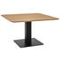 ESSTISCH in Holz, Metall, Holzwerkstoff 128/128/75 cm - Eichefarben/Schwarz, Design, Holz/Holzwerkstoff (128/128/75cm) - Dieter Knoll ESSTISCH in Holz, Metall, Holzwerkstoff 128/128/75 cm - Eichefarben/Schwarz, Design, Holz/Holzwerkstoff (128/128/75cm) - Dieter Knoll