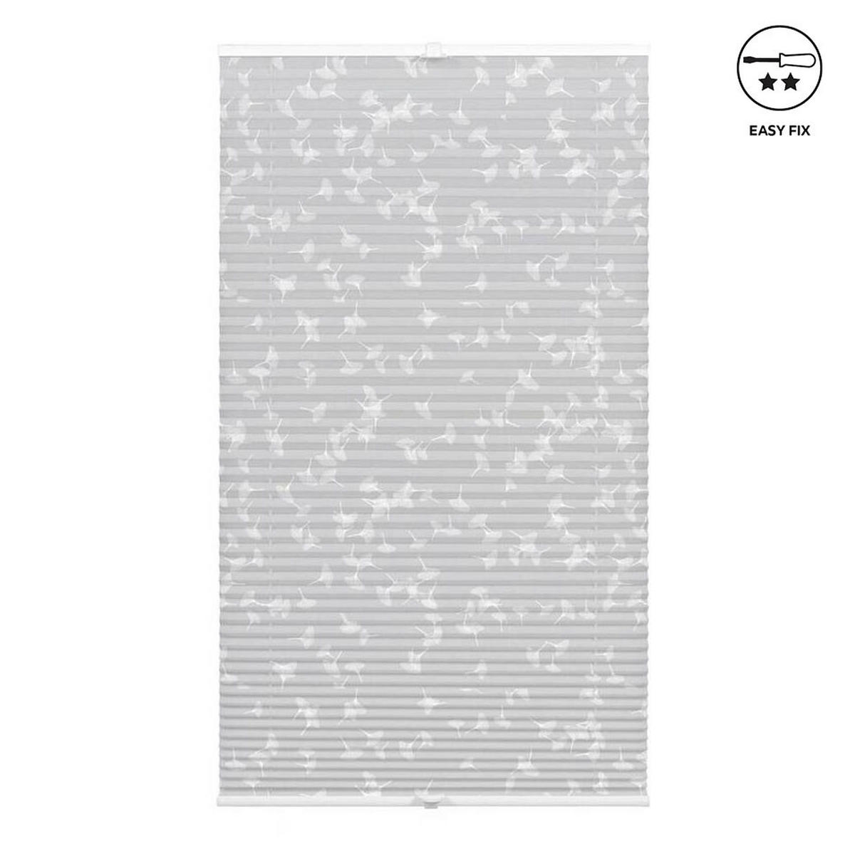 PLISE ZAVESA siva tekstil - siva, Osnovno, tekstil (100/130cm)