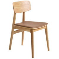 STOL  - brun/ekfärgad, Design, trä/plast (46/82/55cm) - Niels Andersson