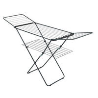 WÄSCHETROCKNER Panarea Onyx  - Schwarz, Basics, Metall (180/100/55cm) - Metaltex