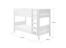 HOCHBETT 90/200 cm Weiß  - Weiß, Basics, Holz (90/200cm) - Flexa