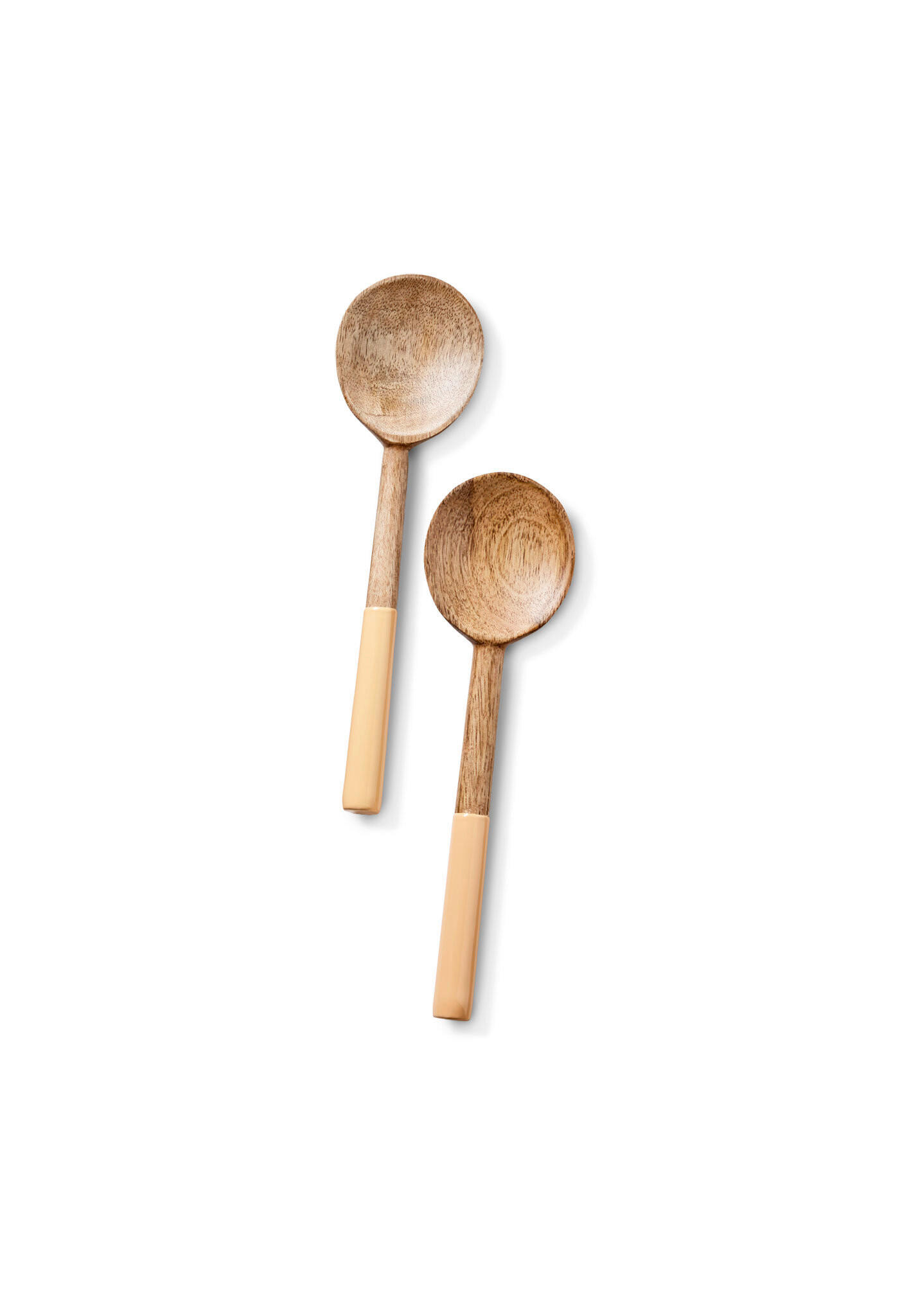 SALLADSBESTICK - aprikos, Basics, trä/sten (7.5/27.5cm) - FYNCH-HATTON