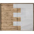 SCHWEBETÜRENSCHRANK in Weiß, Eichefarben - Eichefarben/Alufarben, Design, Holzwerkstoff/Metall (270/225/61cm) - Carryhome SCHWEBETÜRENSCHRANK in Weiß, Eichefarben - Eichefarben/Alufarben, Design, Holzwerkstoff/Metall (270/225/61cm) - Carryhome