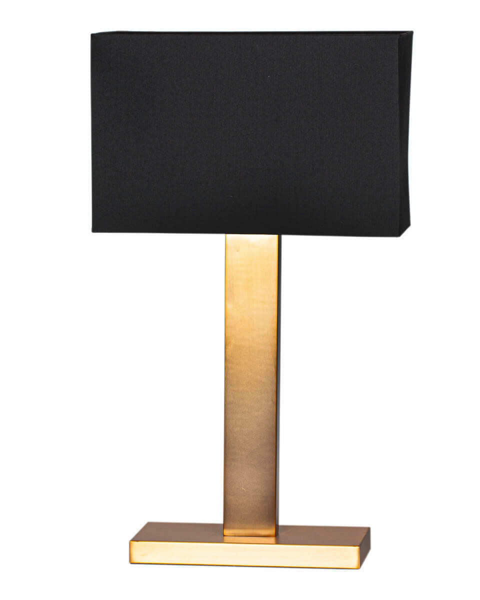 STOLNÍ LAMPA, E27, 69 cm - černá/barvy zlata, Konvenční, kov (69cm) - By Rydéns