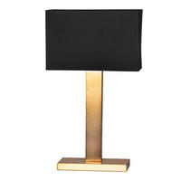 STOLNÍ LAMPA, E27, 69 cm - černá/barvy zlata, Konvenční, kov (69cm) - By Rydéns