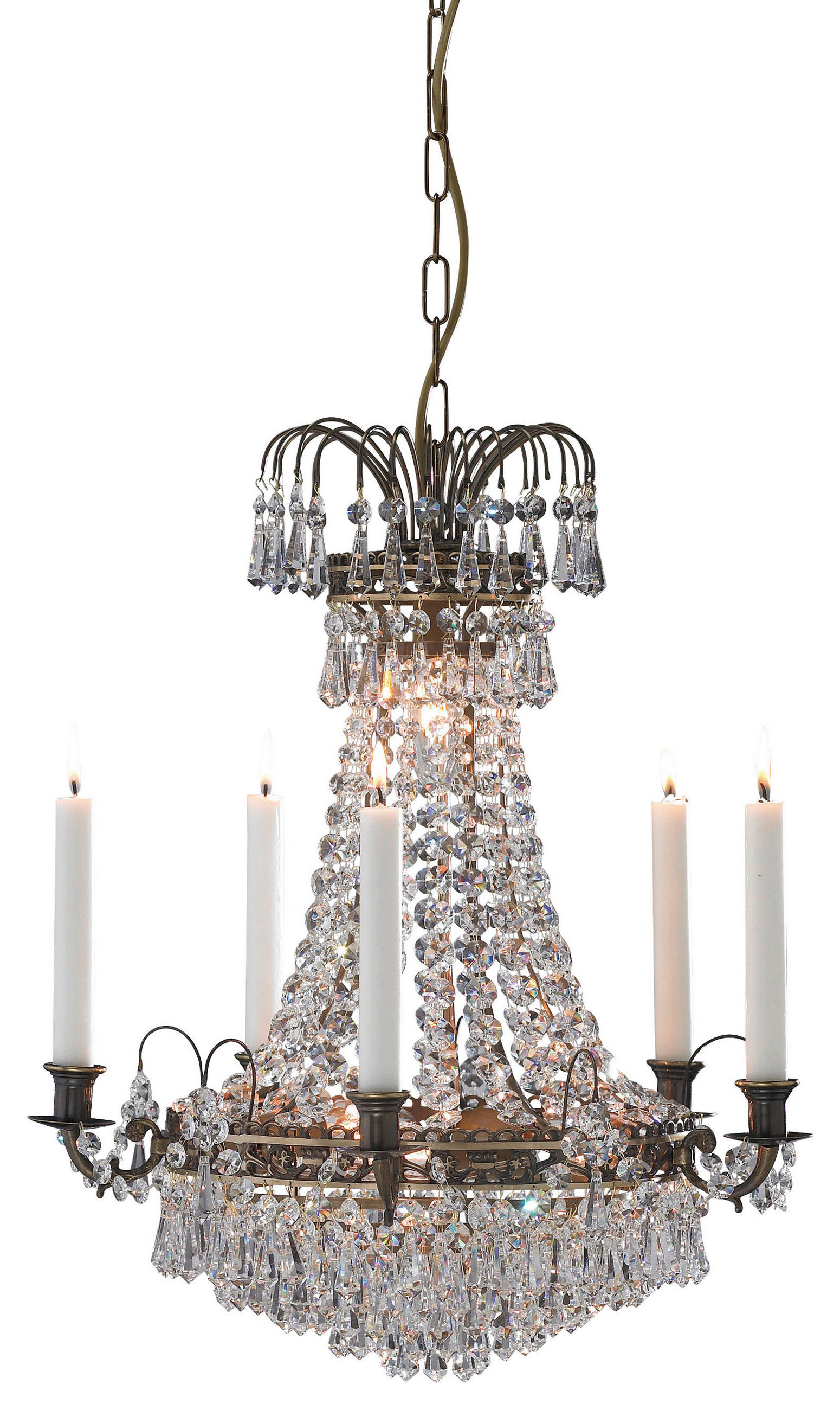KRONLEUCHTER LÄCKÖ 48/58/48 cm   - Messingfarben, Basics, Metall (48/58/48cm) - Markslöjd