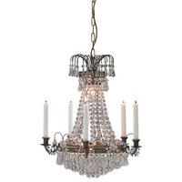 KRONLEUCHTER LÄCKÖ 48/58/48 cm   - Messingfarben, Basics, Metall (48/58/48cm) - Markslöjd