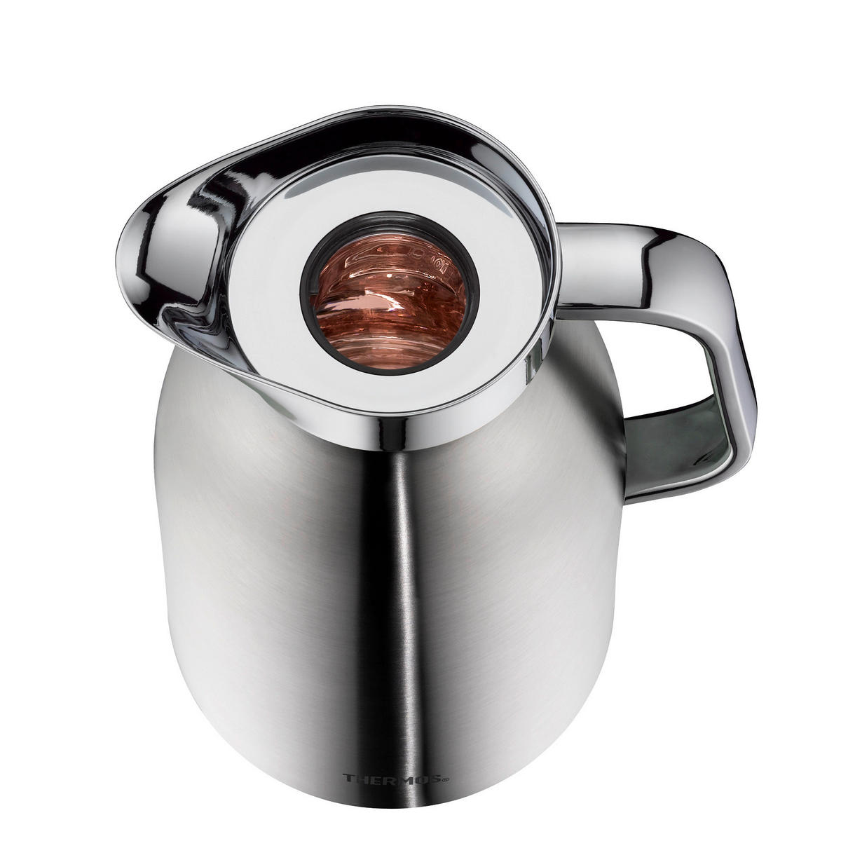 ISOLIERKANNE 1.0 l  - Silberfarben, Design, Metall (1.0l)