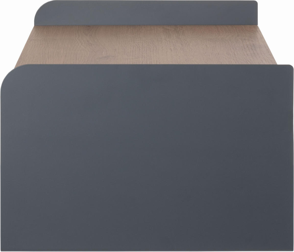 NACHTSCHRANK 40/20/30 cm  - Eichefarben/Anthrazit, MODERN, Holzwerkstoff/Metall (40/20/30cm)